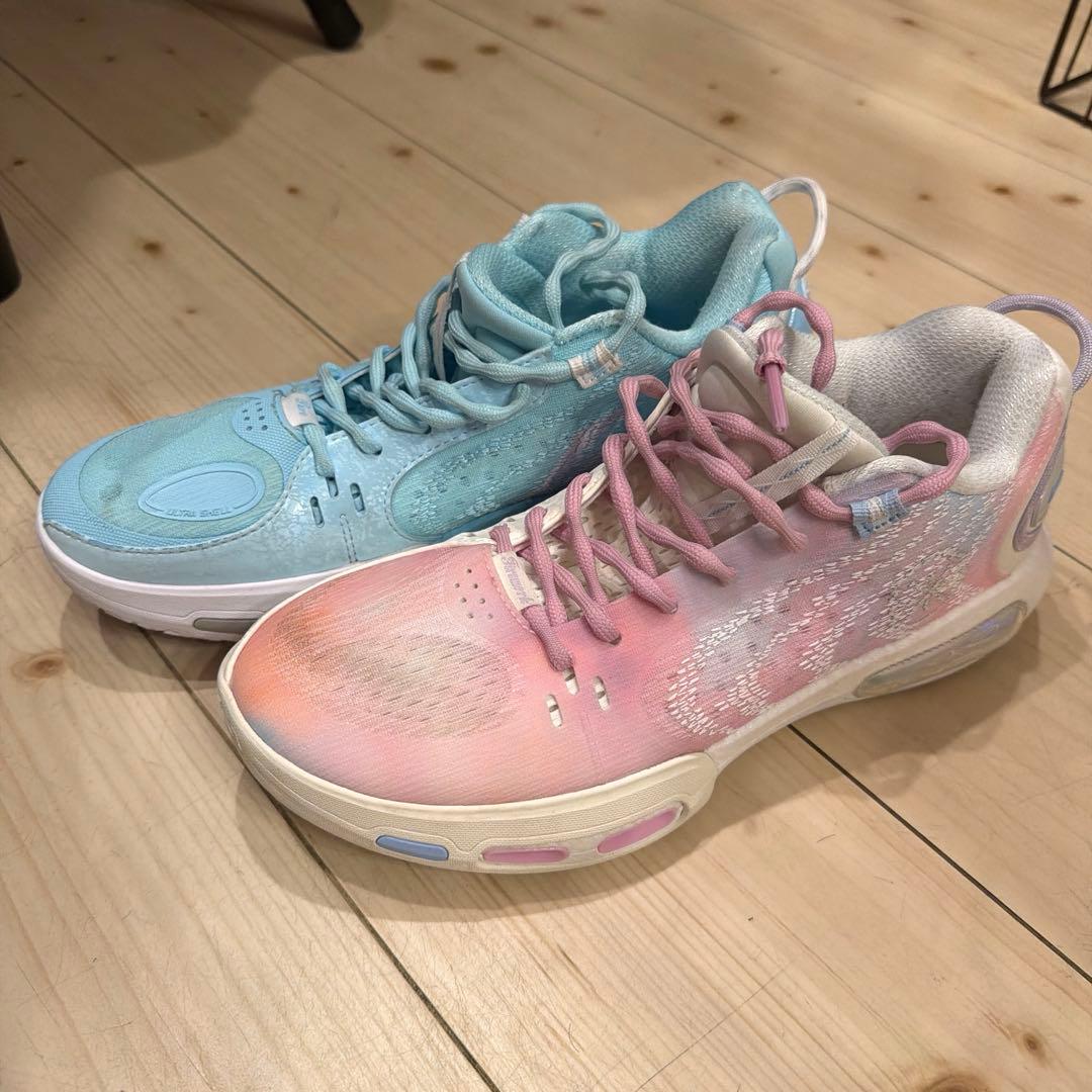 wade ウェイド バッシュ バスケ 26.5 shadow7ミント＆夢 ピンク