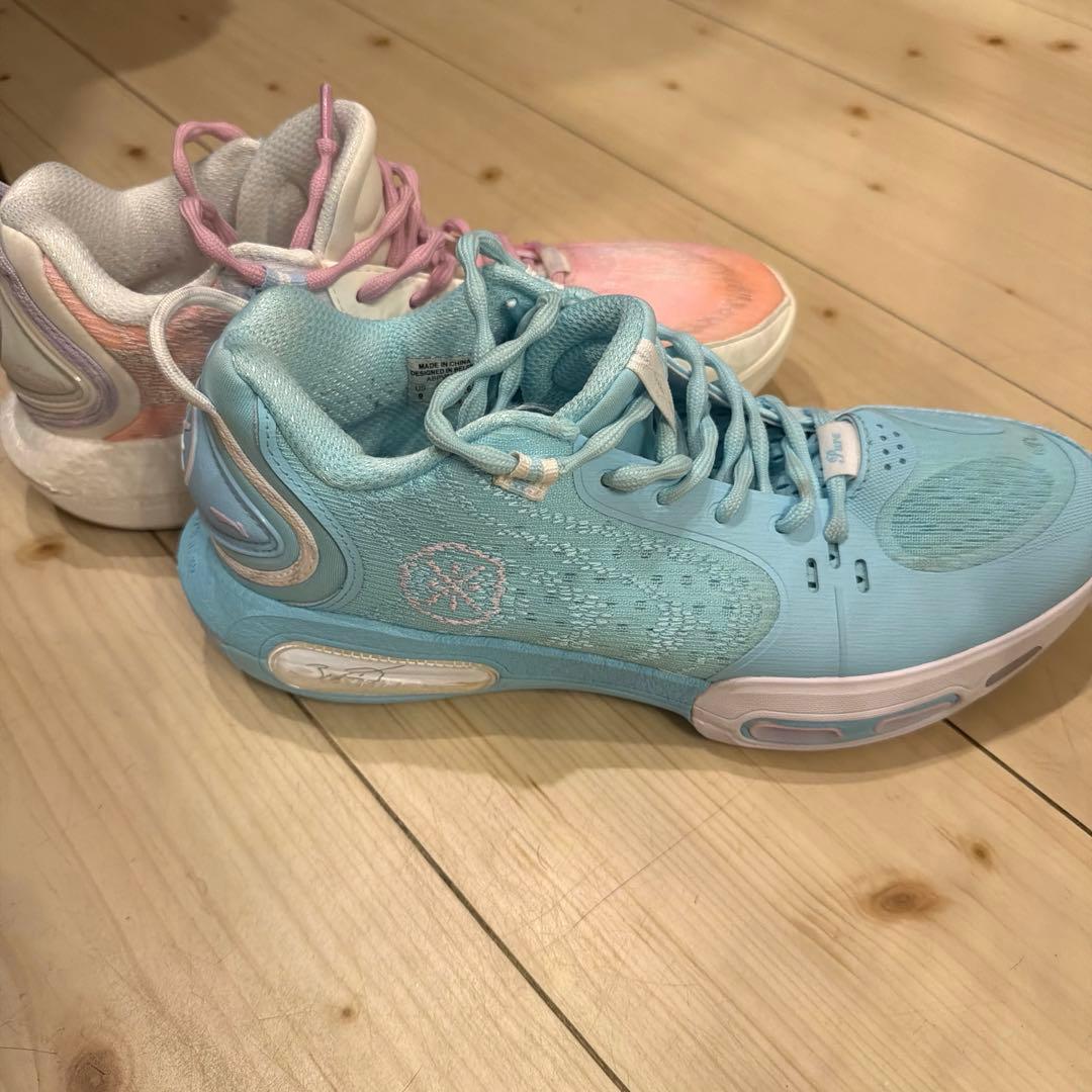 wade ウェイド バッシュ バスケ 26.5 shadow7ミント＆夢 ピンク