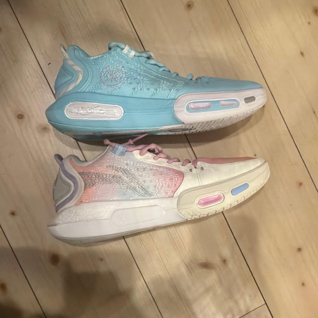wade ウェイド バッシュ バスケ 26.5 shadow7ミント＆夢 ピンク