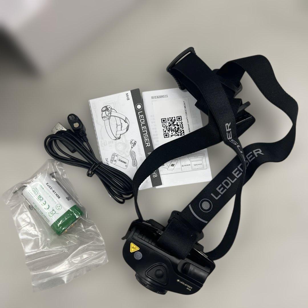 510423 新品　LEDLENSER MH8 LEDヘッドランプ　値下げ中