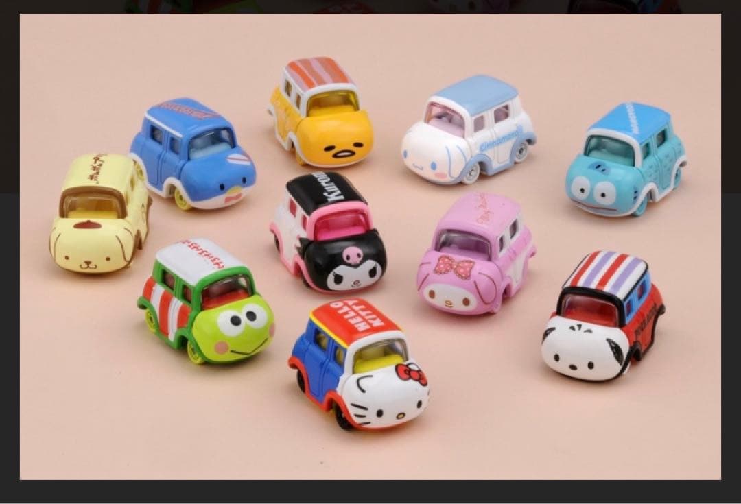 ドリームトミカサンリオキャラクターズコレクション全10種