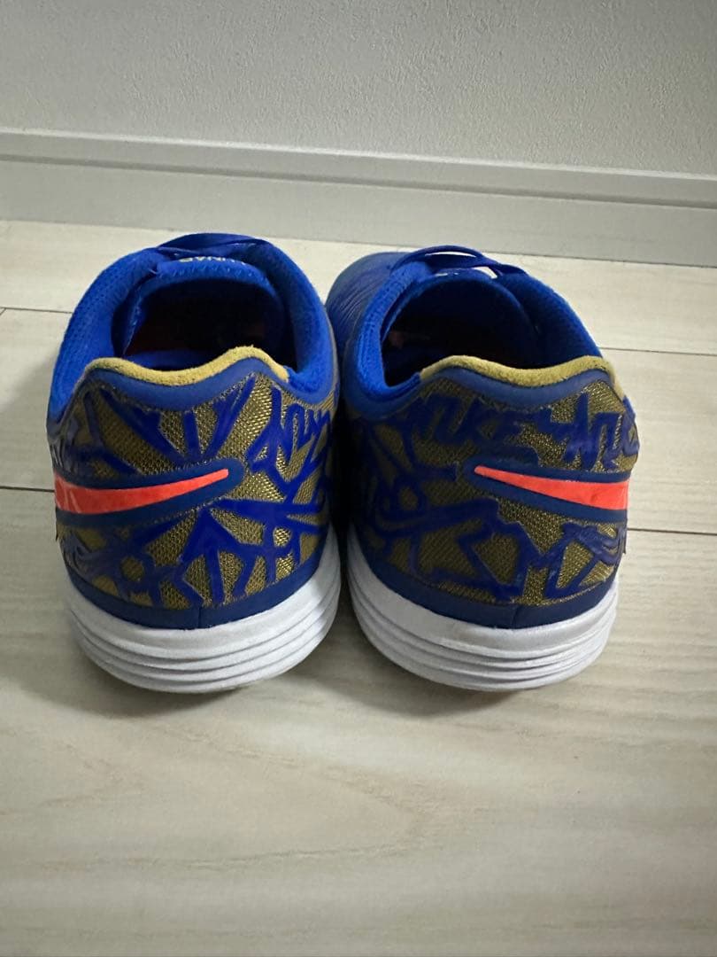 Nike Lunar Gato フットサルシューズ 青/オレンジ