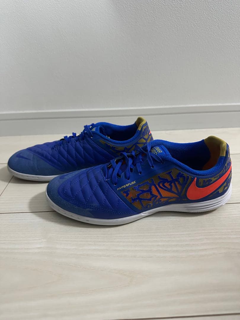 Nike Lunar Gato フットサルシューズ 青/オレンジ