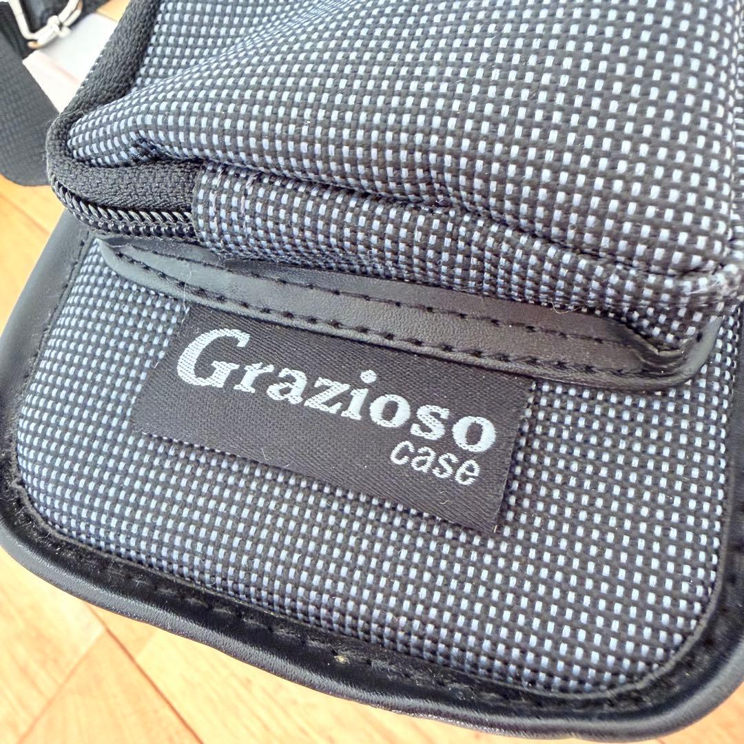 Graziosoコントラバス 弓 ケース 楽器 カバン 音楽 吹奏楽