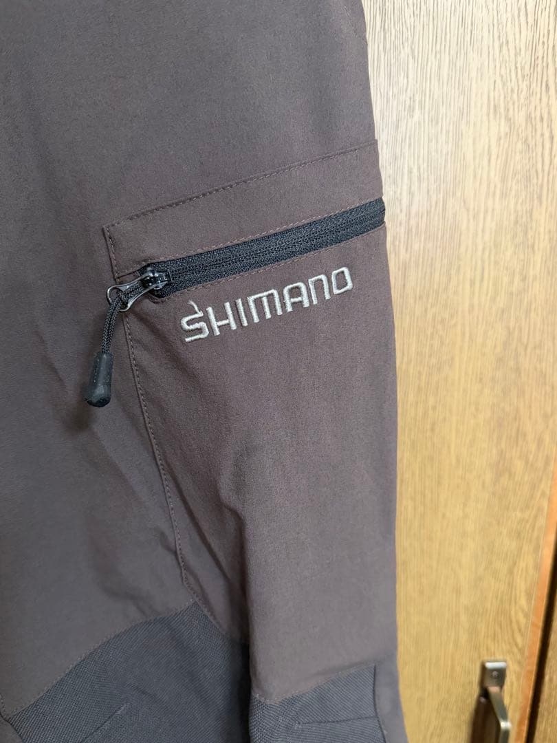 シマノ / 防風ストレッチパンツ PA-045Q Lサイズ 茶色系