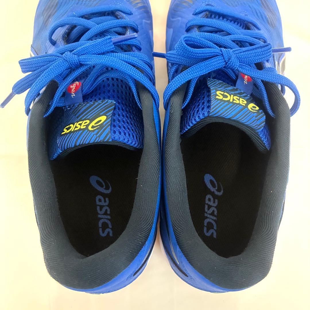 【美品】asics ローテジャパンライトFF3 28cm 青 バレーシューズ