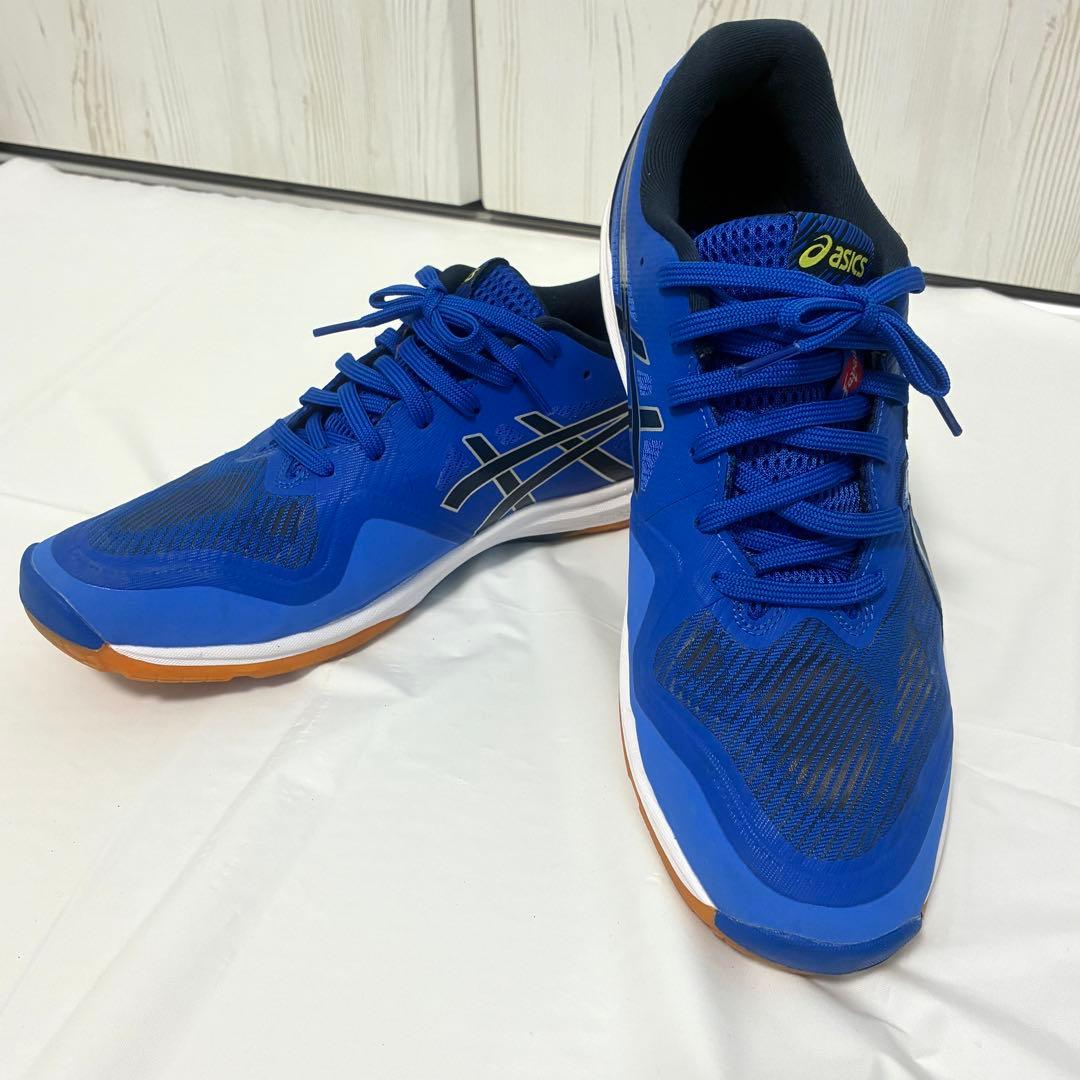 【美品】asics ローテジャパンライトFF3 28cm 青 バレーシューズ
