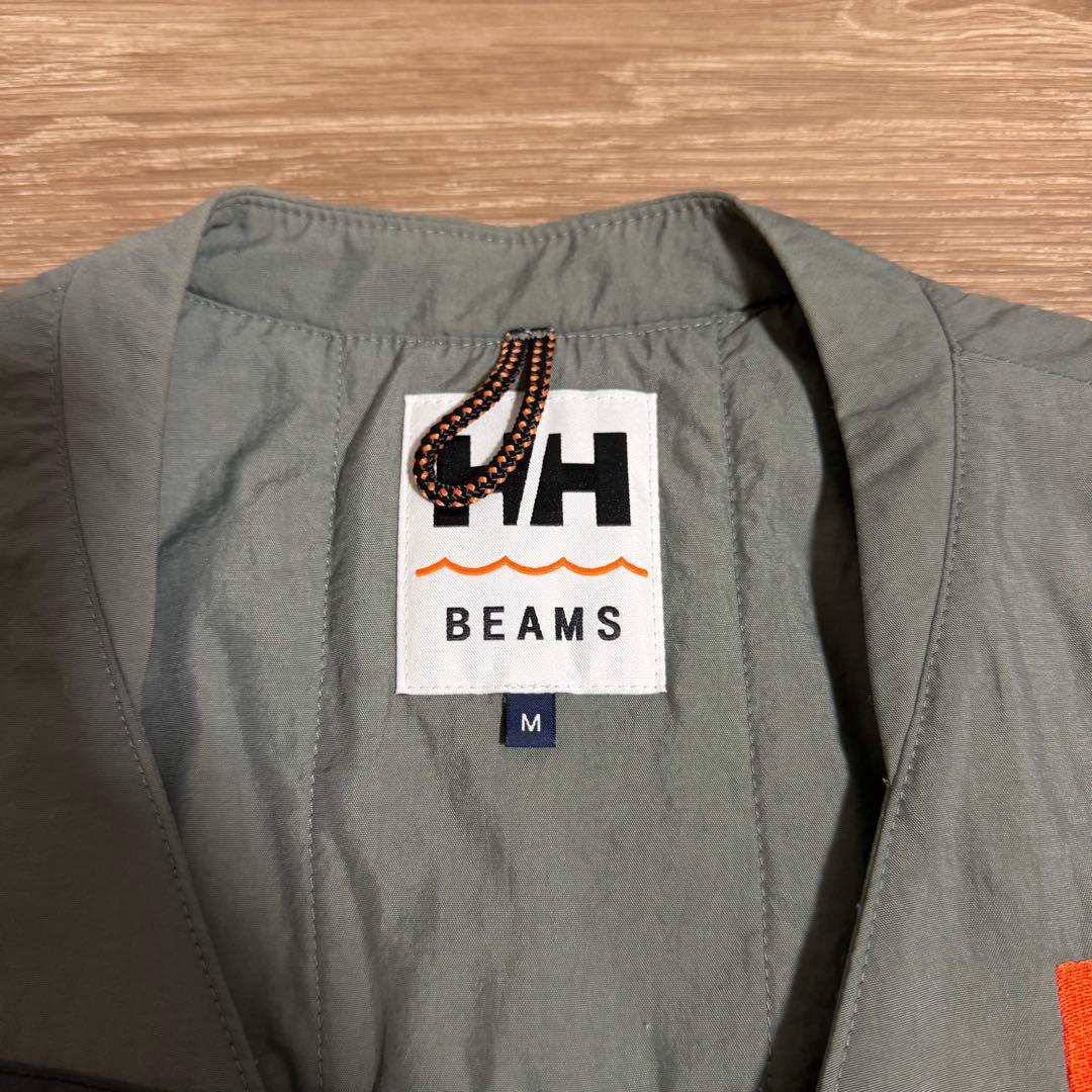 BEAMS × HELLY HANSEN フィッシングベスト M グレー