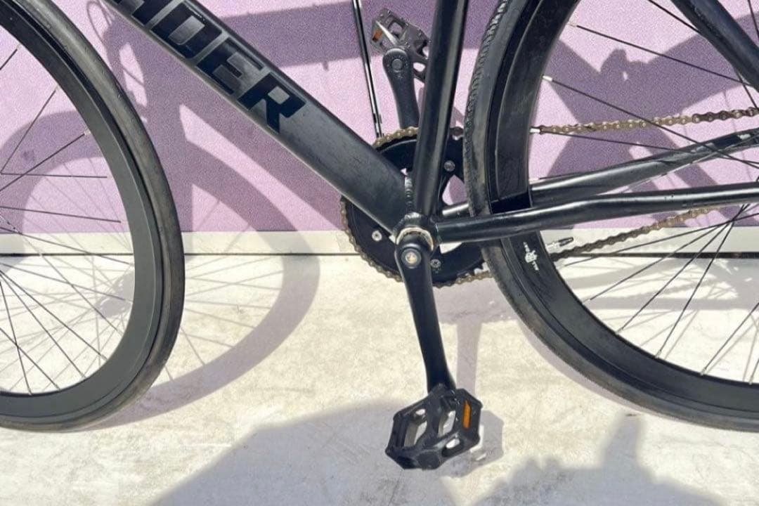 LEADER シングルスピードバイクブラック 1805TR 状態良