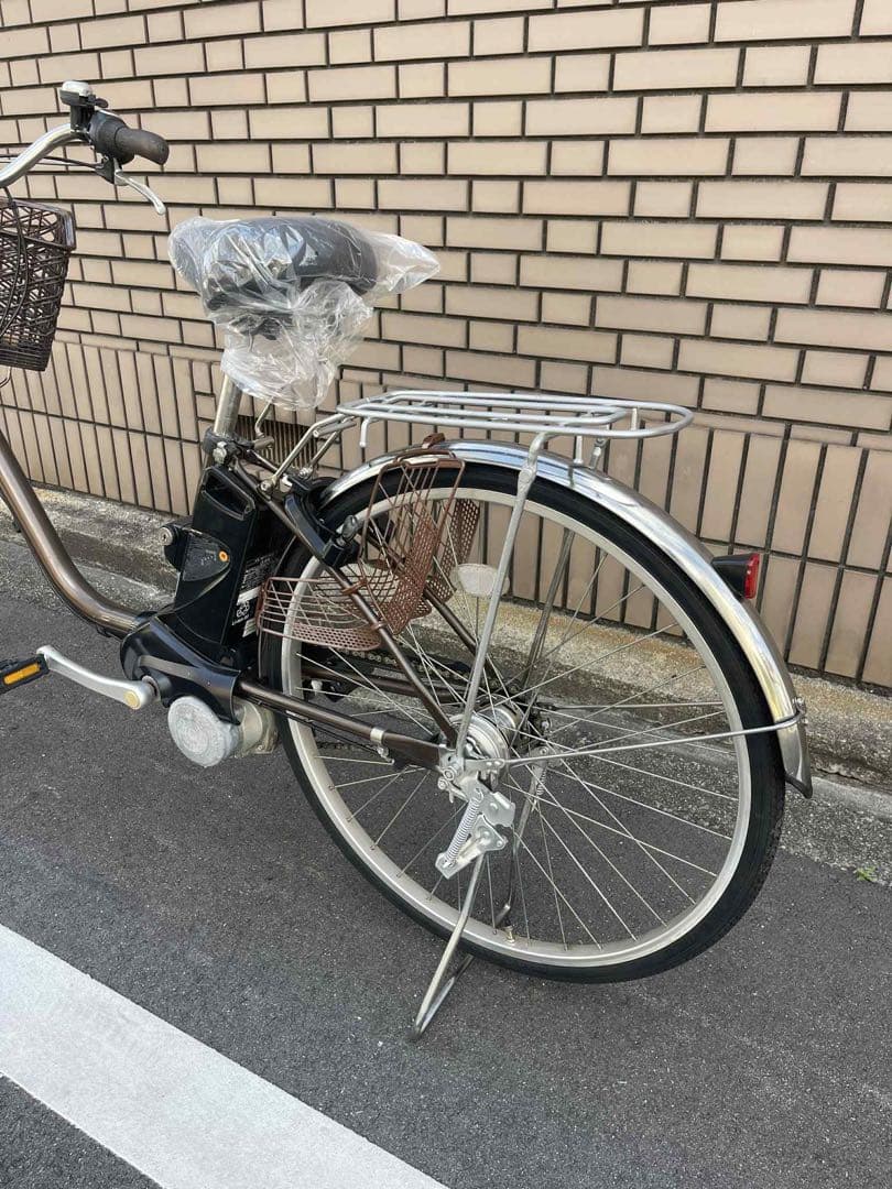 ブラウン PANASONIC 電動アシスト自転車