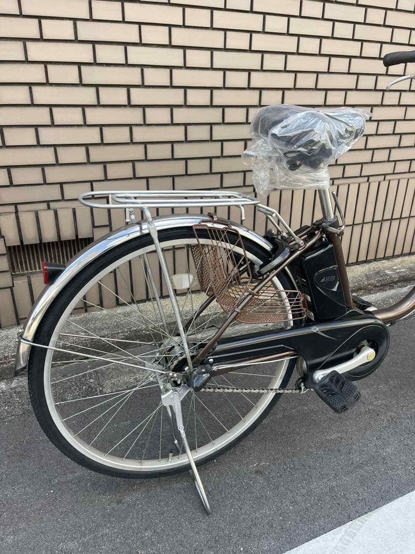 ブラウン PANASONIC 電動アシスト自転車