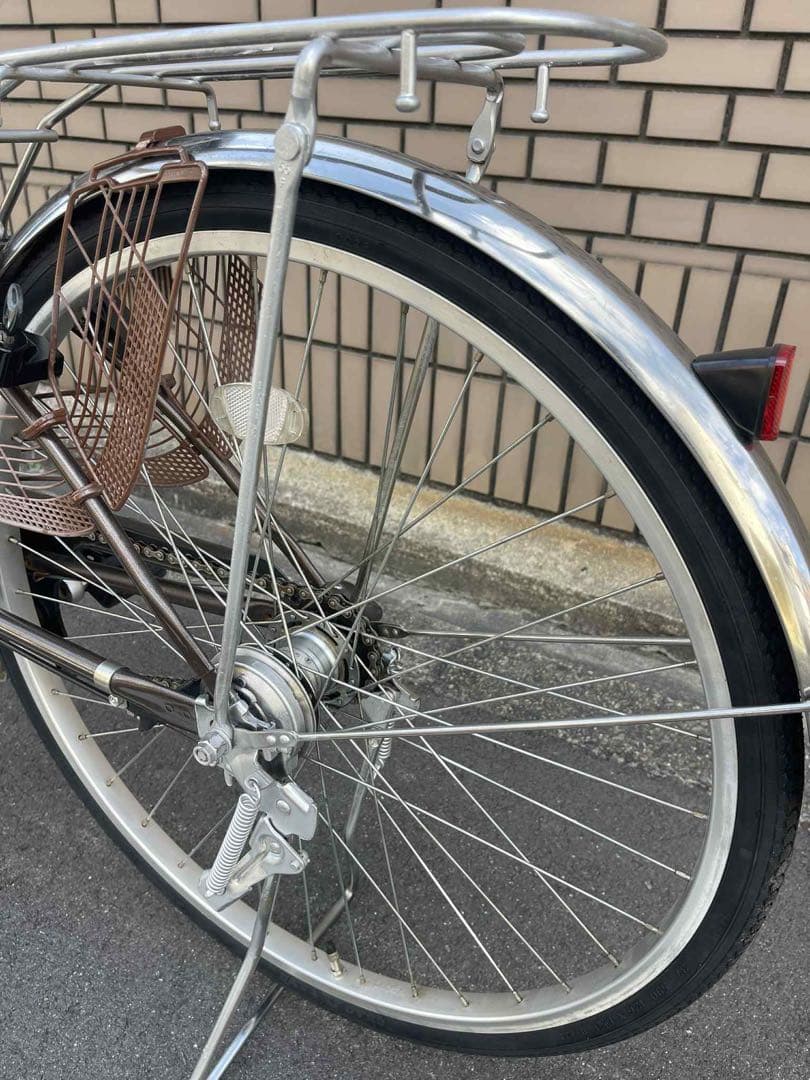 ブラウン PANASONIC 電動アシスト自転車