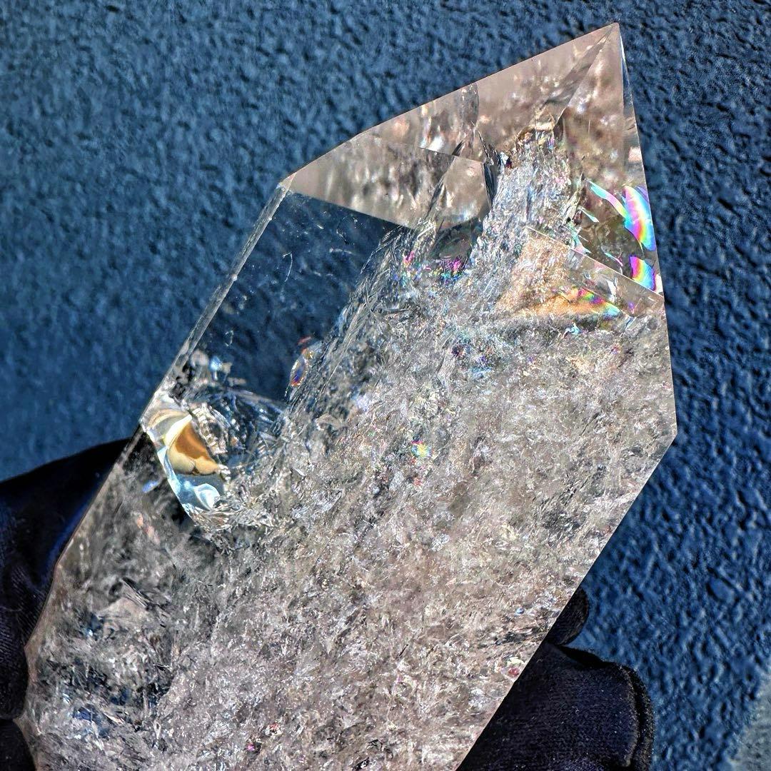 高品質❗️浄化 超強いパワーアゼツライト☆レインボーヒマラヤクラスターA1568