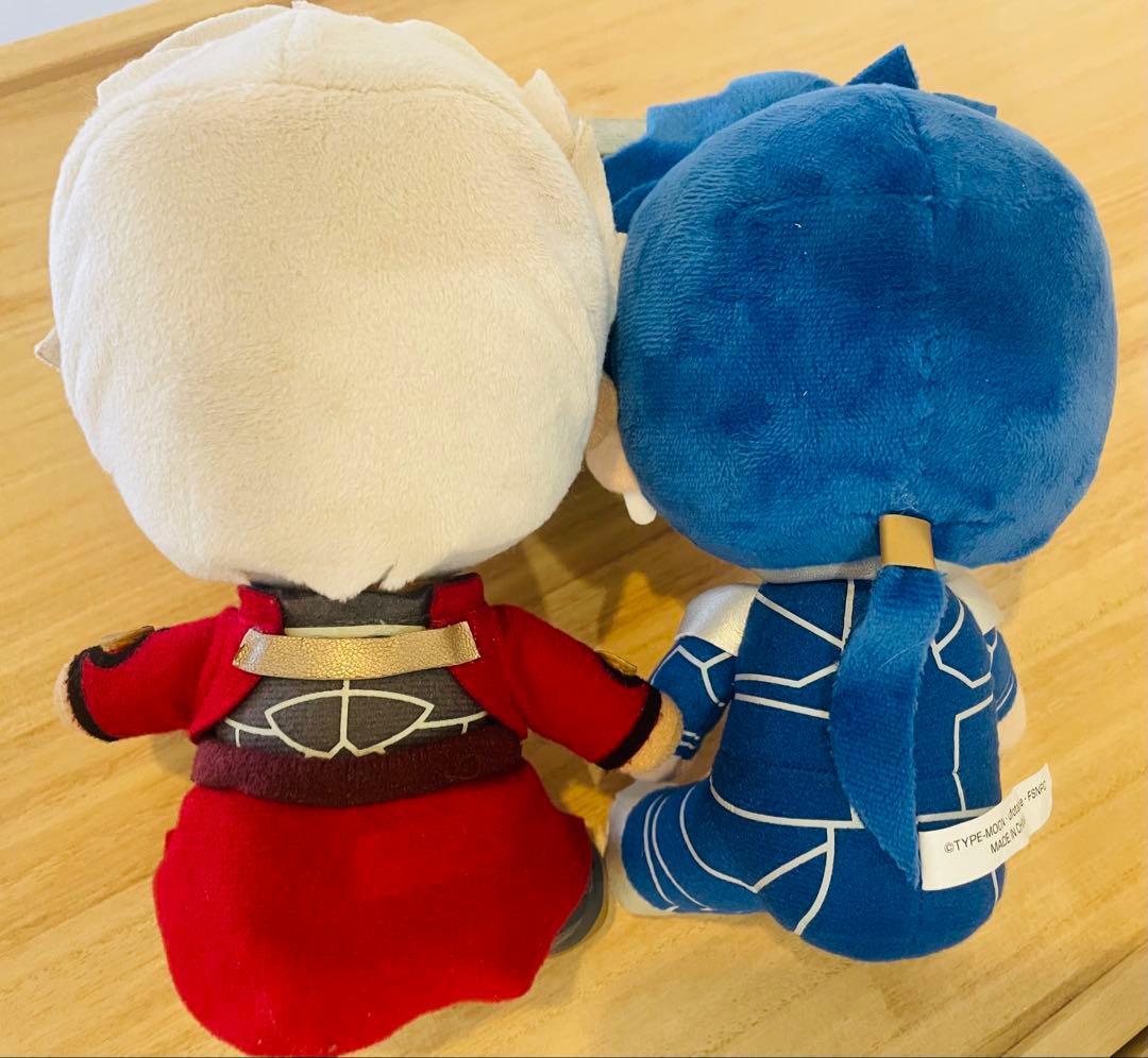 15点　マルイコラボ　ぬいぐるみ　クー・フーリン　エミヤ　ギルガメッシュ