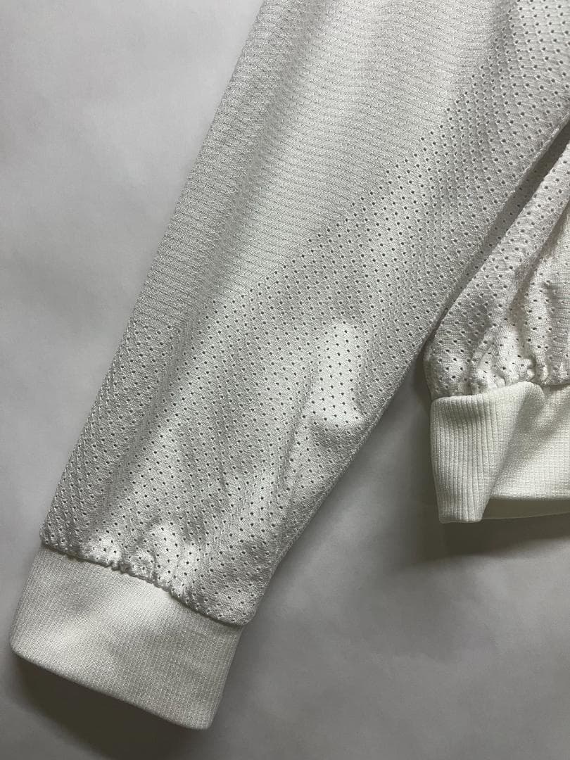 綺麗 ルルレモン メッシュ生地 ジップアップ ジャケット トップス 白 14