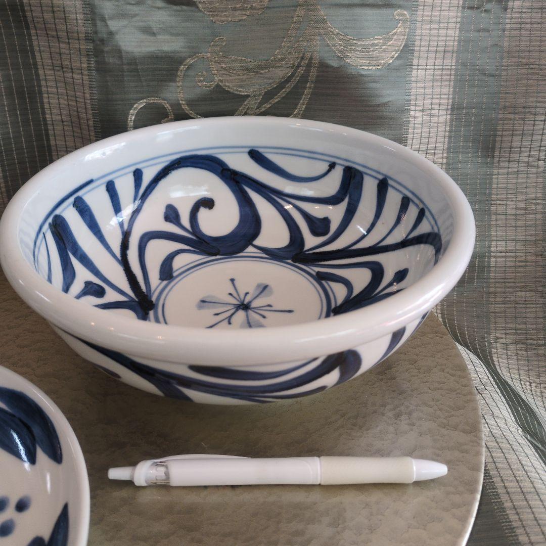 砥部焼梅山窯 　大鉢＆中皿
