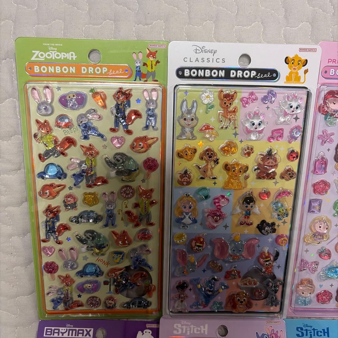 【正規品】ボンドロ　ディズニー　コンプリート　シール 8枚セット