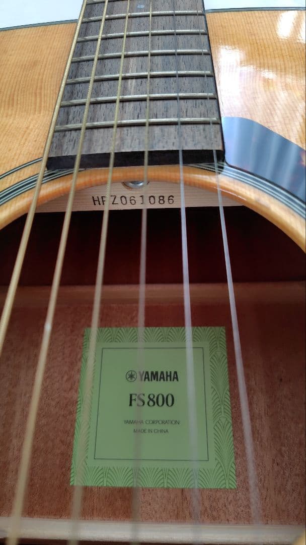 YAMAHA ヤマハ FS800 アコースティックギター アコギ ケース 初心者