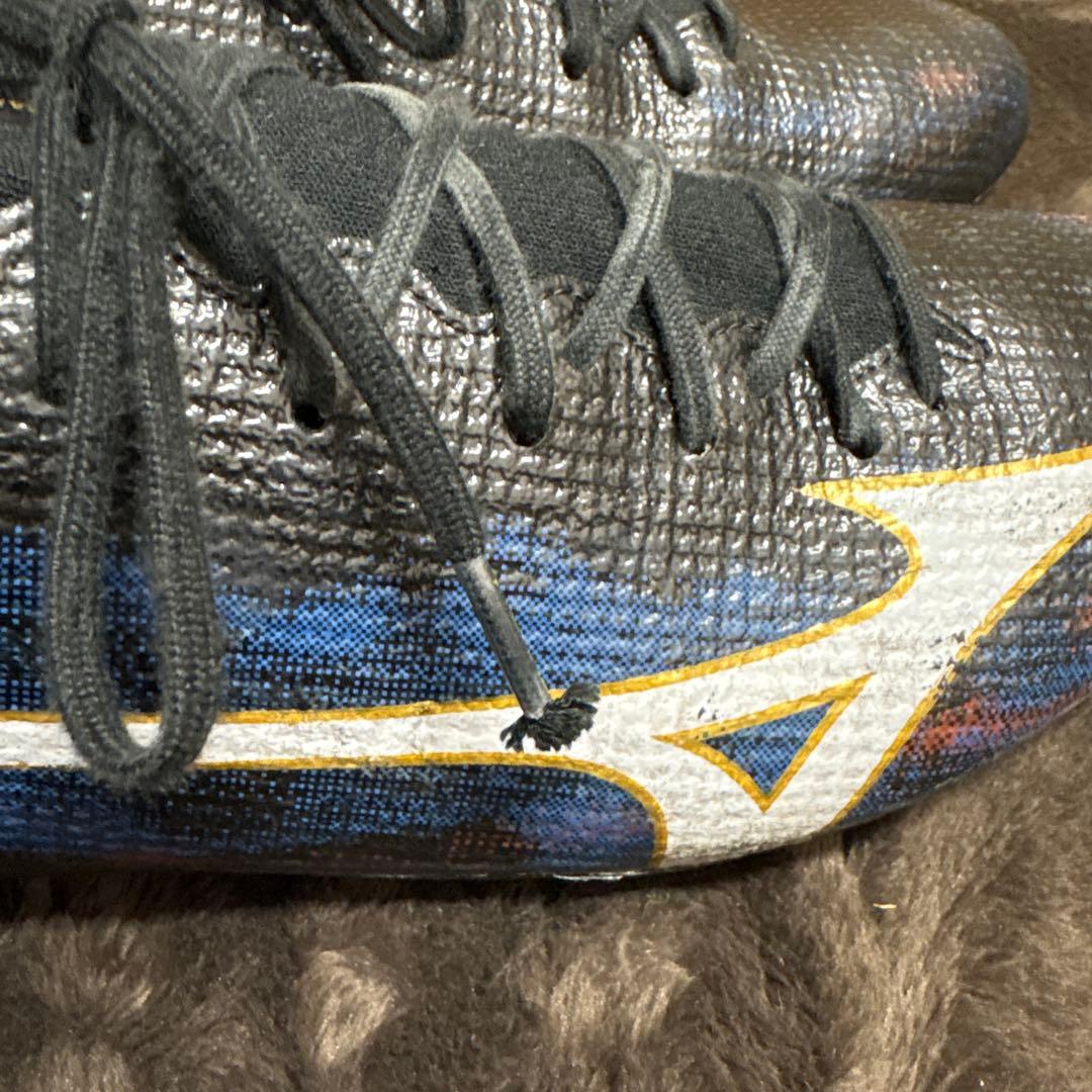 Mizuno サッカーシューズ 黒/青/白