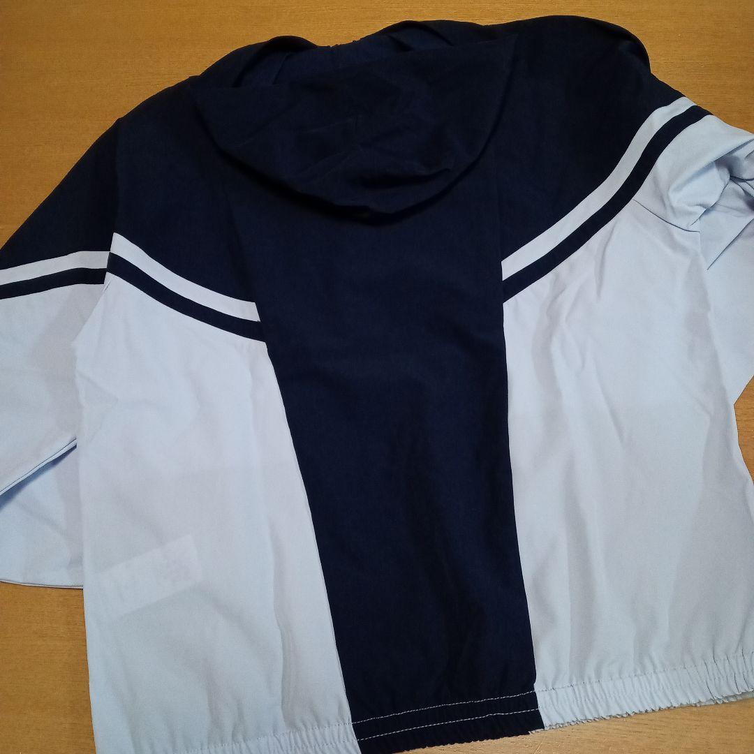 le coq sportif ウィンドブレーカー ネイビー/ライトパープル M