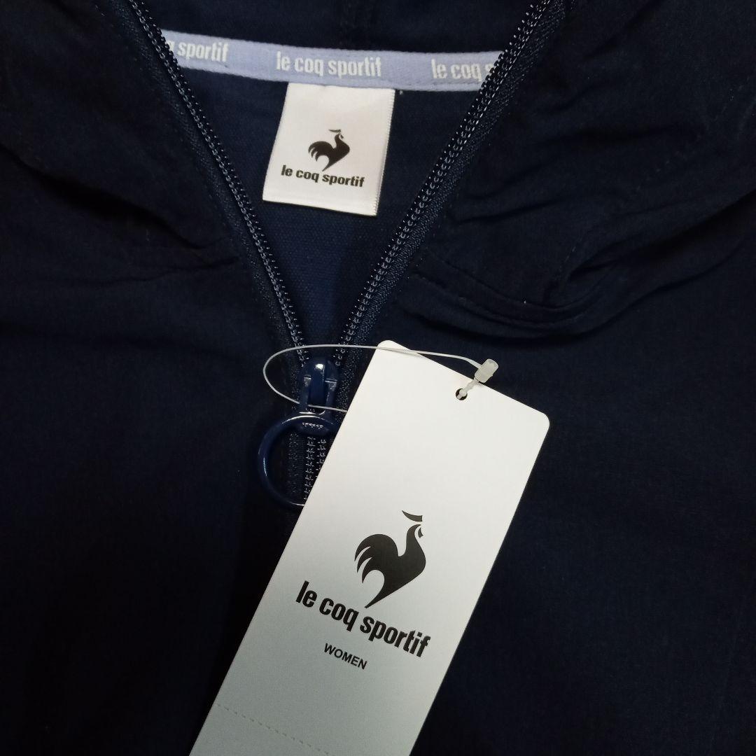 le coq sportif ウィンドブレーカー ネイビー/ライトパープル M