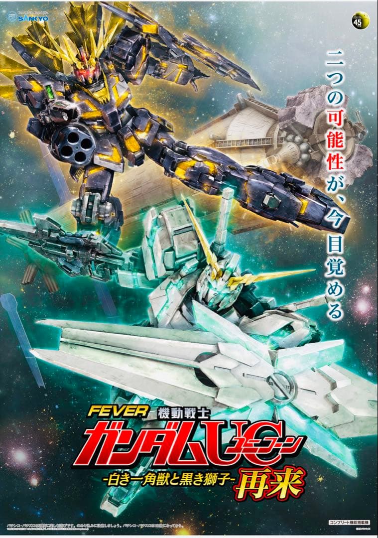 ガンダムUC ポスター ガンダムユニコーン キーホルダー セット【非売品】