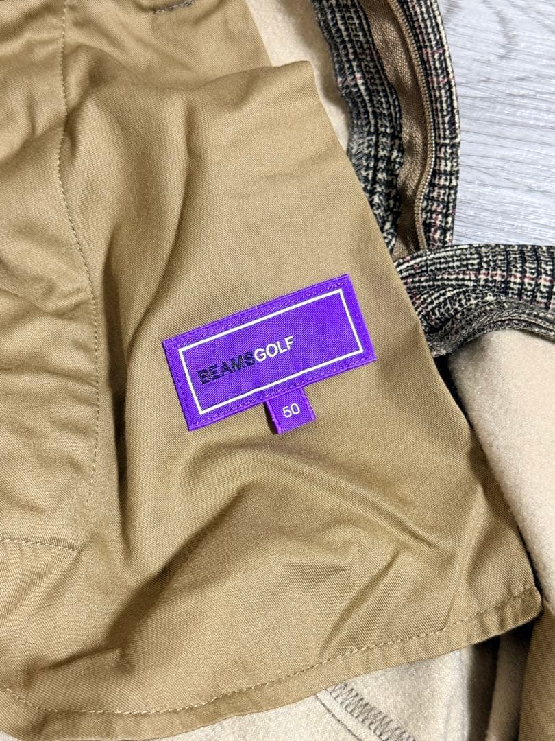 BEAMS GOLF ビームスゴルフ　裏地付きストレッチパンツ　サイズ50