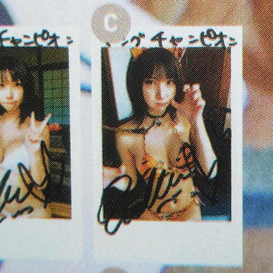 えなこ 直筆サイン入りチェキ