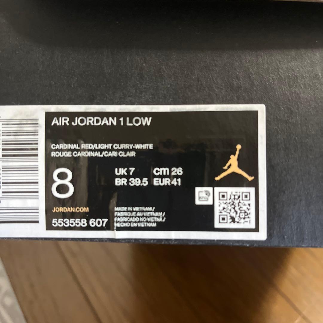 Nike Air Jordan 1 赤/白 メンズバスケットボールシューズ