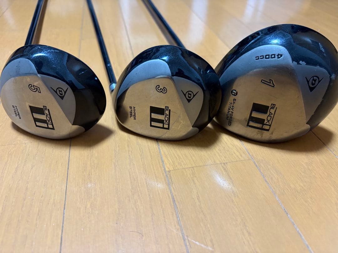 ゴルフクラブセット　ダンロップ　BLACK TI 右利き　初心者セット　オマケ付
