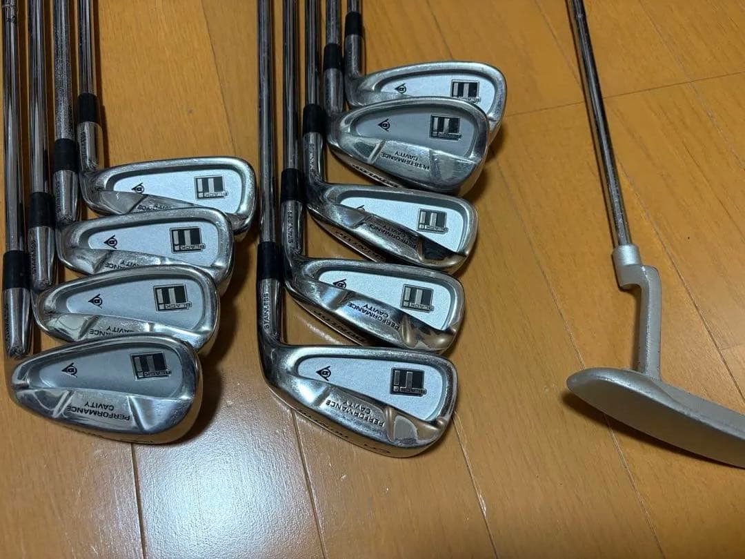 ゴルフクラブセット　ダンロップ　BLACK TI 右利き　初心者セット　オマケ付
