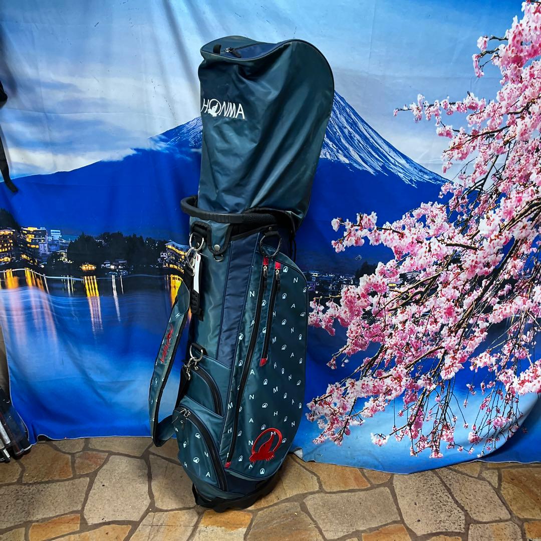 寶BY-1275HONMキャディバッグ 内径約22 重量約2.4kg スタンド式