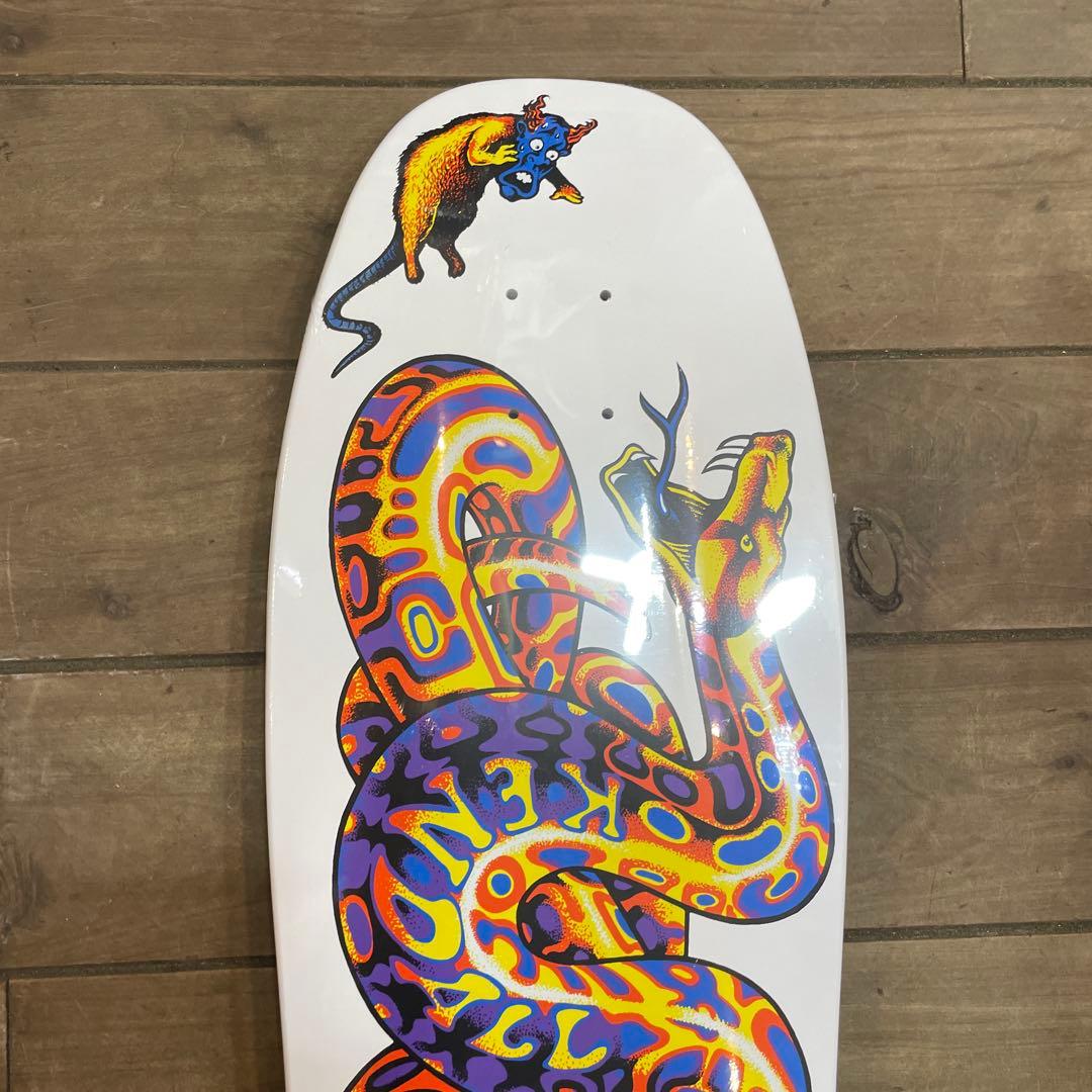 SANTA CRUZ 蛇グラフィック スケートボードデッキ