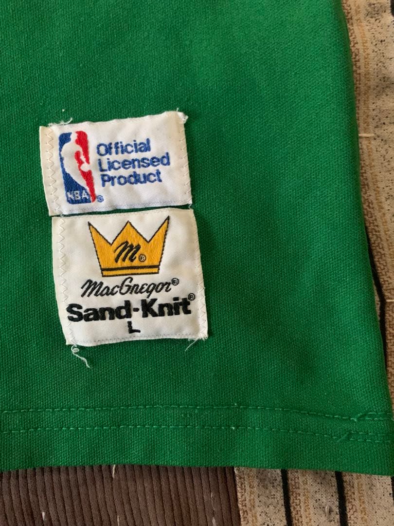 80s CELTICS ラリーバード vtg ユニフォーム sand knit