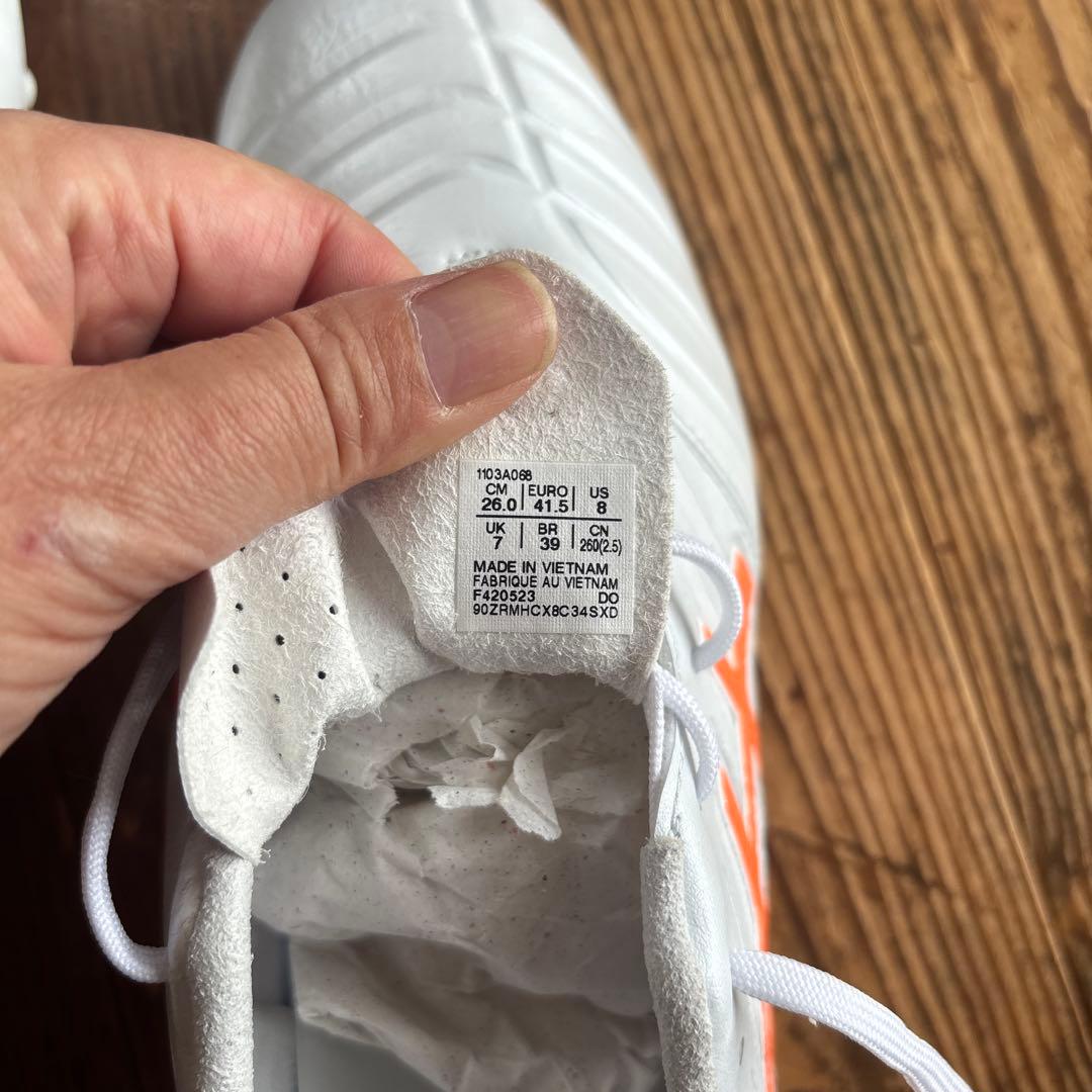 サッカースパイク　asics 26cm