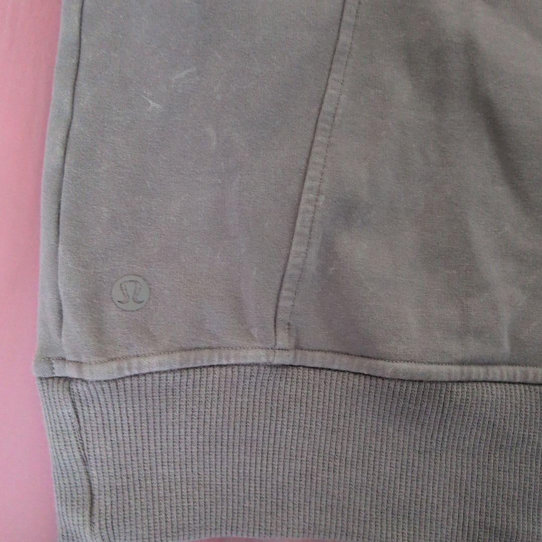 【美品】　lululemon　ウォッシュ加工 フーディ　パーカー