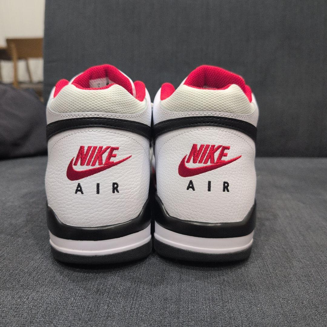 Nike Air Flight ハイカットシューズ ホワイト/レッド/ブラック