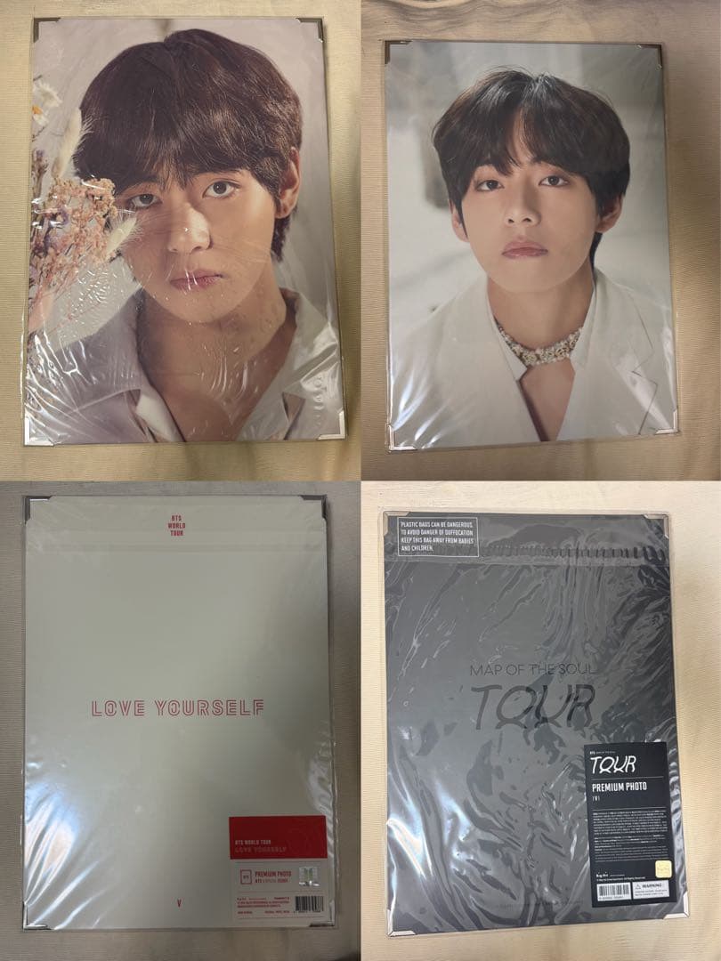 【公式】BTS テヒョン テテ セット うちわ プレミアムフォト フラッグ