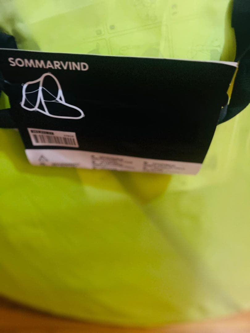 SOMMARVIND 蛍光イエロー テント