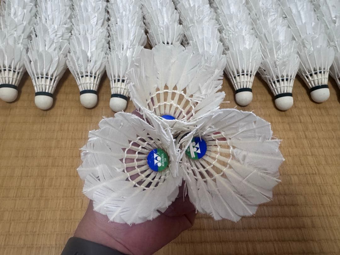 mihiko 使用済みバドミントンシャトル120個 ⑩と⑺