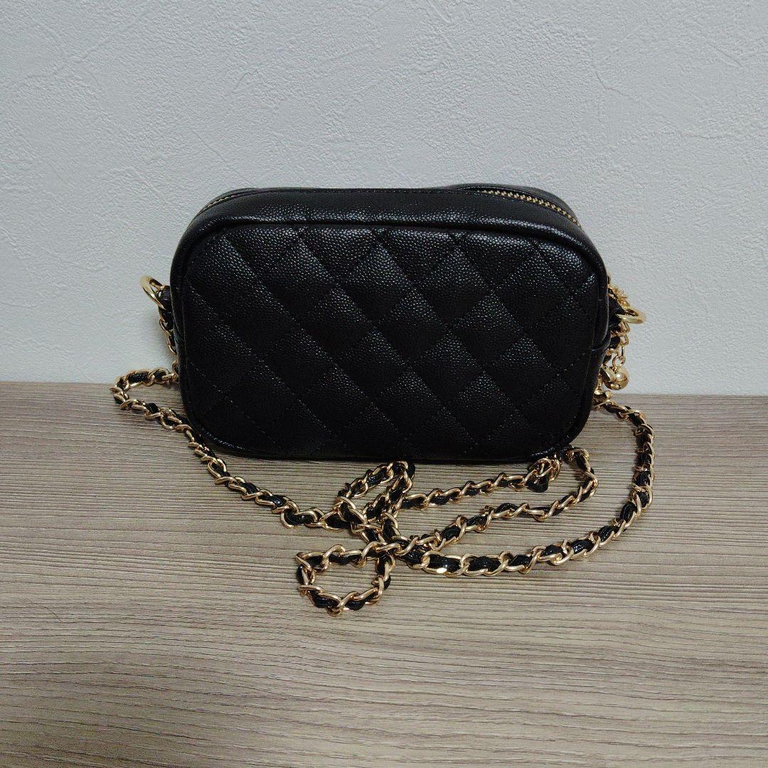 CHANEL　キルティングチェーンバッグポーチ　ノベルティー