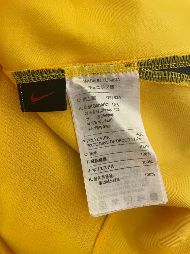 NIKE FC 03/04 シーズン　アウェー 半袖 黄 ユニフォーム