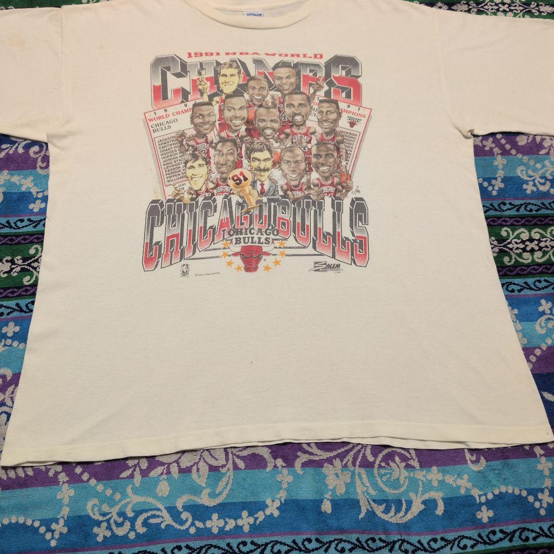 1991 NBA チャンピオン シカゴブルズ Tシャツ XL USA製