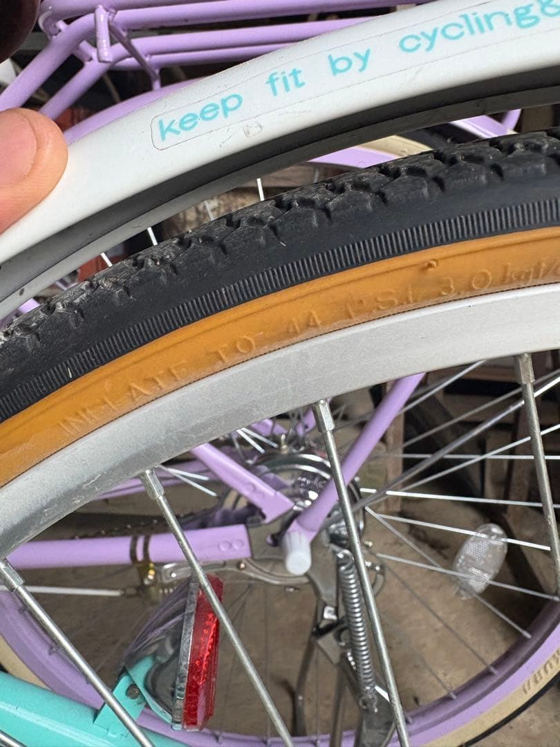 子供用自転車 ミントグリーン カゴ付き