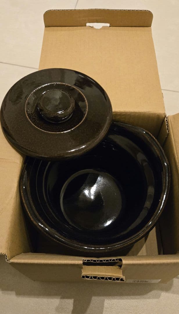 【無印良品】炊飯用三合炊き　土鍋 日本製