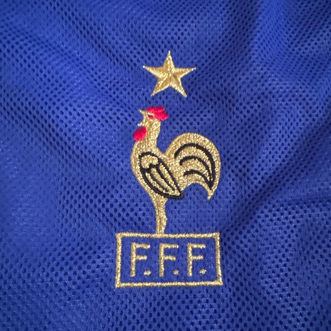 フランス代表　2002 サッカーw杯ホームユニフォーム　10ジダン O