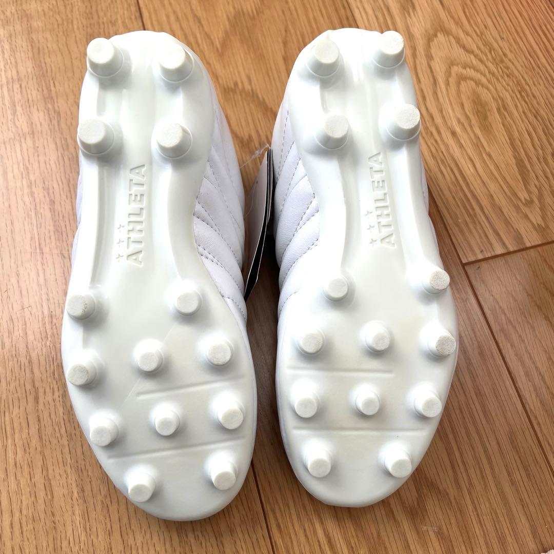 ATHLETA サッカーシューズ ホワイト/ライトブルー スパイク