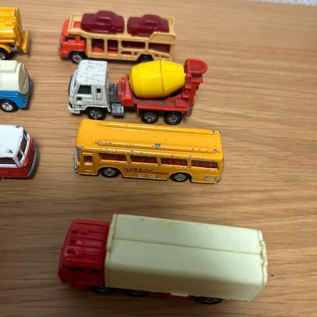 ミニカーセット 多色 トラック バス 乗用車