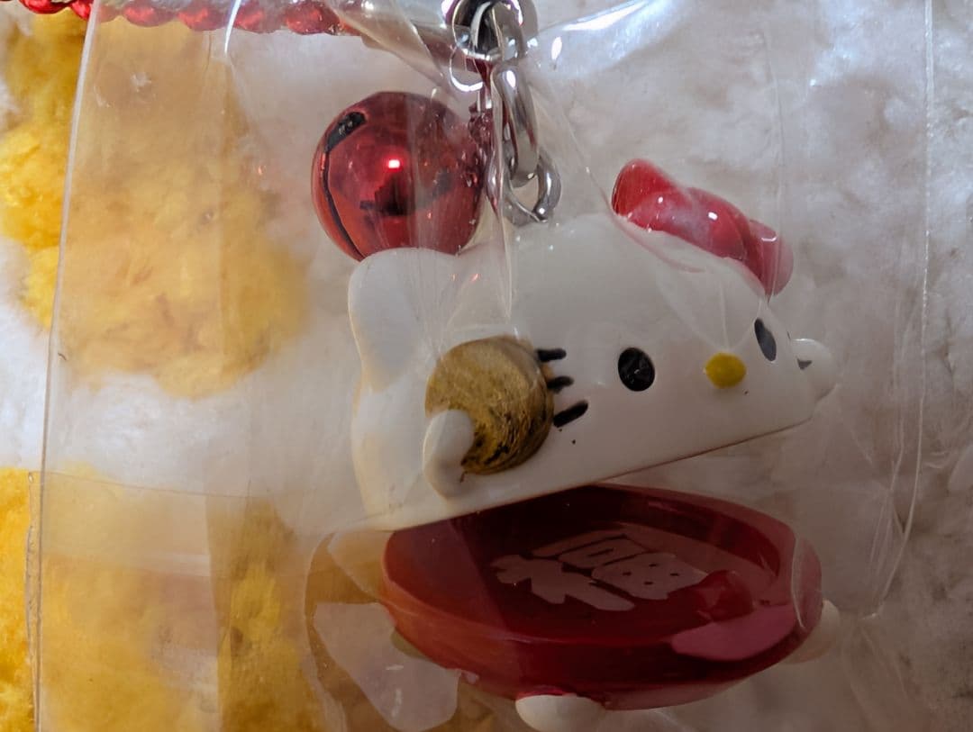 【レア商品】招きネットキティ根付け