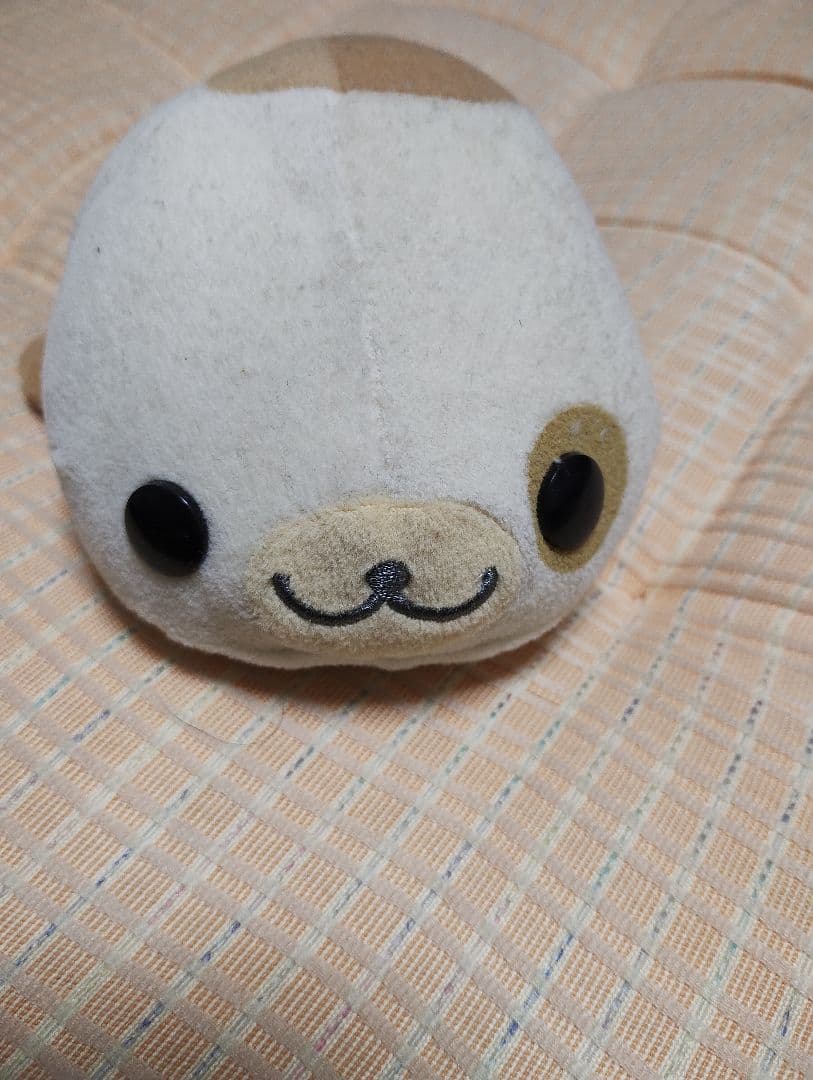あざらし　まめゴマ　ぬいぐるみ　はむゴマ？　サンエックス　　タグ付き　アザラシ